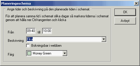 MedAKT 60 Skapa schema Välj först vårdgivare i listan under punkt 1. Klicka sedan på Ny. En guide visas då som hjälp för att skapa ett schema.