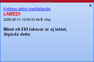 MedAKT 92 11.6 Drift Då alla inställningar och tester är klara kan man börja använda funktionen dagligen. Det finns två sätt att använda labimporten.