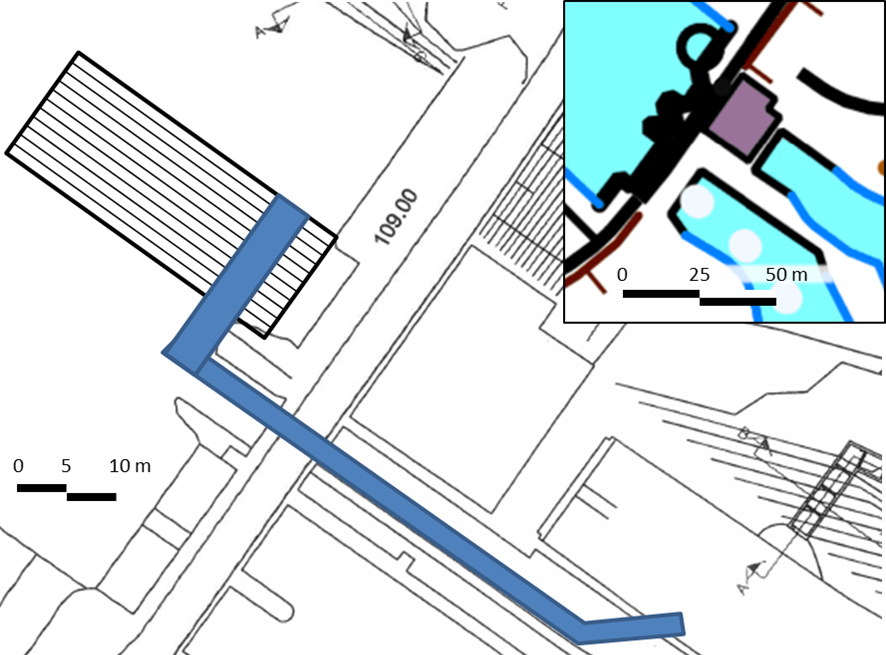 72 1 2 3 Figur 42. Grov skiss av åtgärdsförslag med 1) avledning, 2) ansamling samt 3) flyktväg och passage för nedströmspassage vid Hietama.