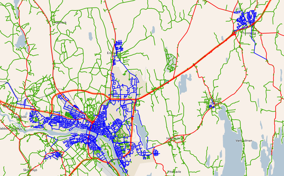 städer orsakas ofta av korta intensiva regn när det lokala dagvattensystemet inte klarar av att leda bort vattenmängderna.