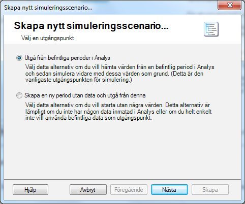 Du kan skapa stående/liggande stapeldiagram, linje- och cirkeldiagram.