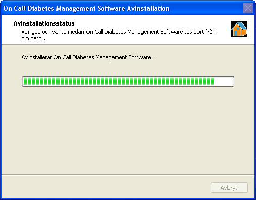 3. Avinstallera Instruktioner Gå till Start-menyn finns på det nedre vänstra hörnet på din dator. Välj Alla program sedan On Call Diabetes Management Software. Klicka på Avinstallera program.