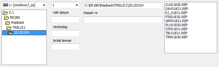 Skapa kassadata på SD-kort för användning i systemet Grunden för att skapa användbara rapporter bygger på: Kassaaparat ER-280 Använder PLU och CLR rapporter Nollställ med Z-rapport innan försäljning