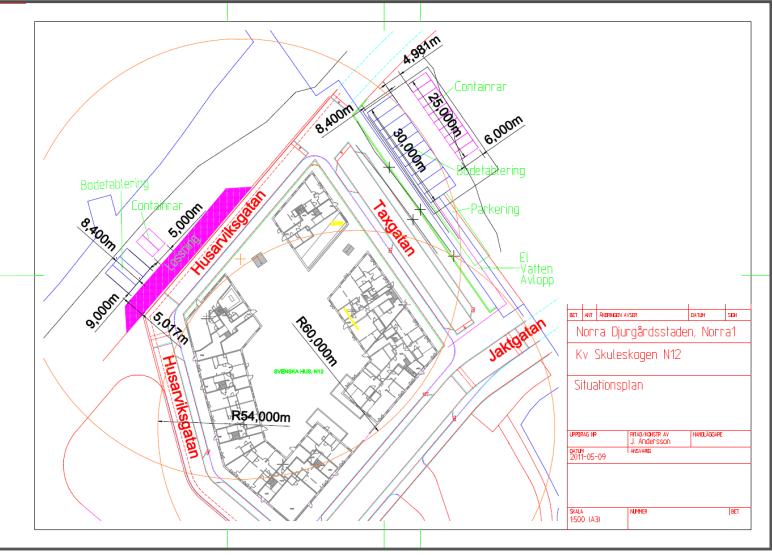 6.2. Försök 2 Försök 2 gick upp på att utifrån MVBs befintliga APD-Plan göra om den i programmen CRAMO APD-Plan och Google SketchUp.