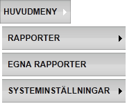 Menyn Genom att hålla musen över menyalternativen så får du upp nya menyalternativ i respektive underkategori. Klicka på alternativen för att navigera dig till den sidan du vill titta på.