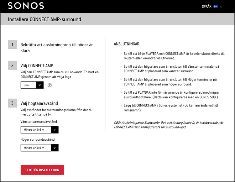 Använd en handhållen Sonos Controller och välj Inställningar -> Om mitt Sonos-system. 7. Öppna en webbläsare på datorn. 8.