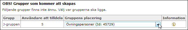 Sida 128/243 I steg 3 ska du bestämma: 1. 2. Vilka grupper användarna ska tillhöra Vilka aktiviteter de ska få tillgång till.