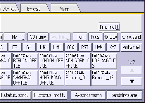 4. Fax Skicka vid en angiven tidpunkt (skicka senare) Genom att använda denna funktion kan du ställa in maskinen för att senarelägga överföringen av faxdokumentet till en tid som du anger.