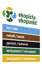 Bioavfall i svart påse - Matrester, skal av frukter och grönsaker, skämda livsmedel - Blöjor och bindor - Strö från smådjur (t.ex.