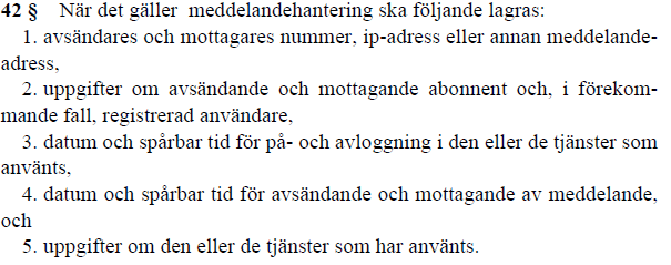 Förordningen (2003:396) om elektronisk