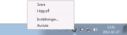 Användarhandbok 23/72 Expanderad vy I denna vy finns ytterligare telefonitjänster tillgängliga.