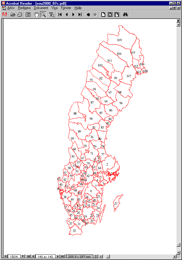 F-regioner Sverige är indelat i tio sk Förvärvsregioner som belyser regional utveckling och arbetsmarknadens funktionssätt.