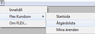 FLEX Lön - Användarmeddelande (maj 2012) 10 Genvägar till Flex kundzon Under menyalternativet? hittar du nu flera olika genvägar till Flex kundzon.