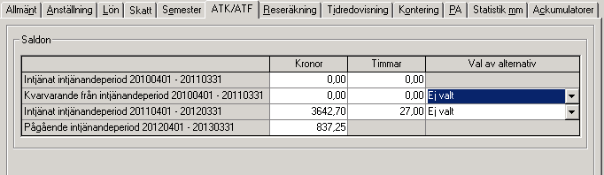 FLEX Lön - Användarmeddelande (maj 2012) 8 Beräkningen av antal