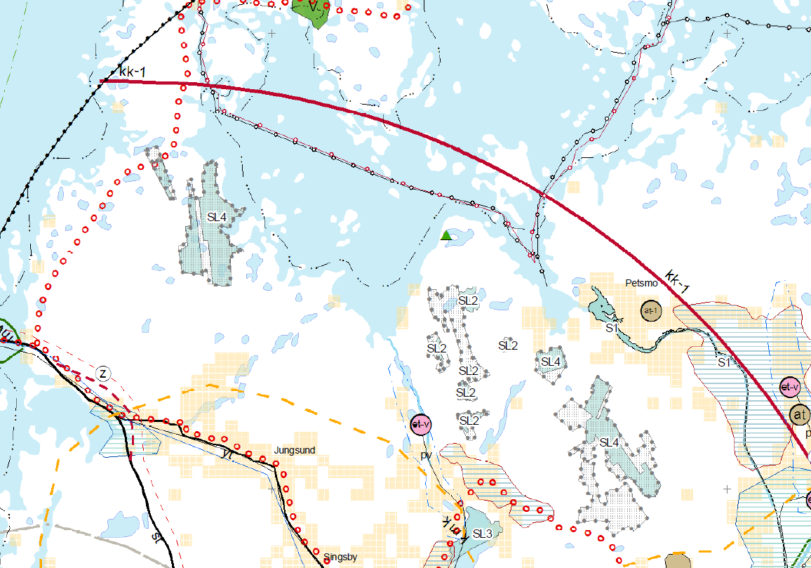 S i d a 4 I dagsläget uppgår den totala byggrätten för fastigheterna RNr 4:258 och RNr 4:265 till 150 m², och när byggnadslov söks så bör parterna vara överens om hur byggrätten ska fördelas mellan