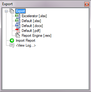 6.5 Genväg till Report Engine 6.5.1 Allmänt På Verktygsraden finns funktionen Rapporter. För att kunna använda knappen rapporter krävs att Agresso Report Engine är installerat på klienten.