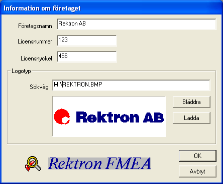 Företagsinformation FM0110-65401431, Rektron