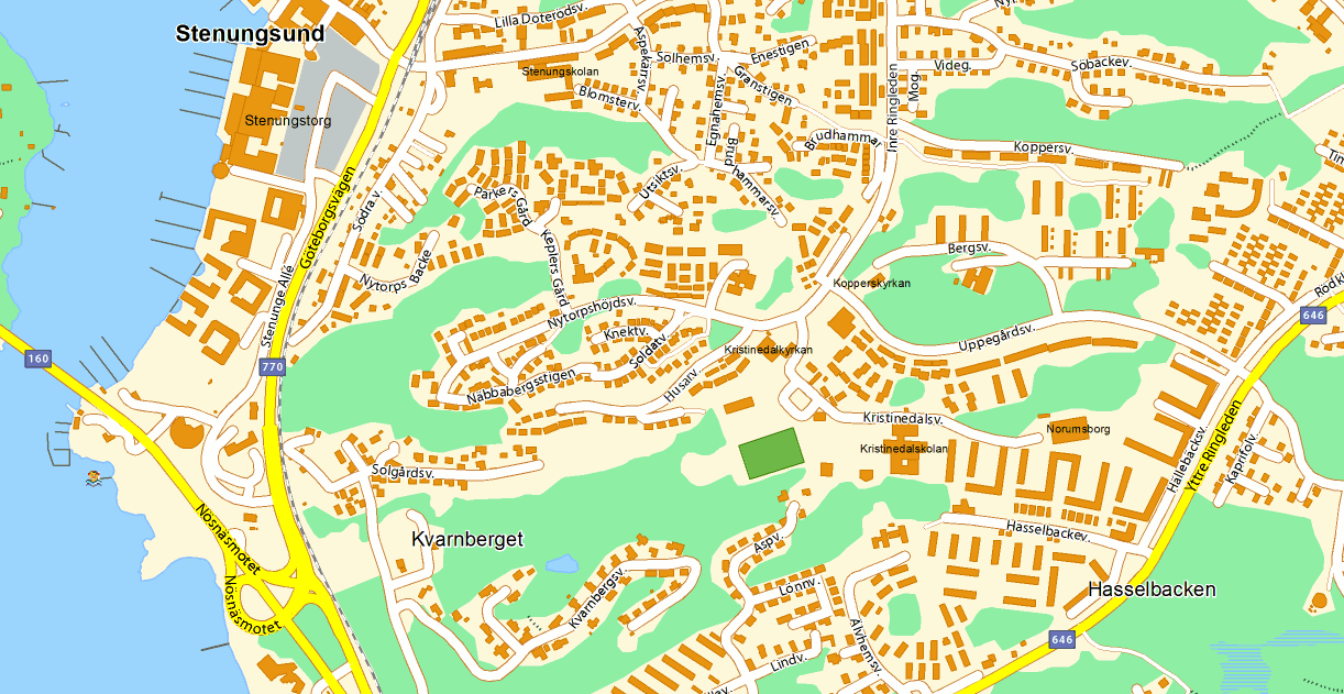 4 (16) 1 Orientering På uppdrag av Erlandsson Bolagen AB, genom Förvaltnings AB Gassin, har Norconsult AB upprättat föreliggande Nya Kristinedal, Stenungsunds kommun.