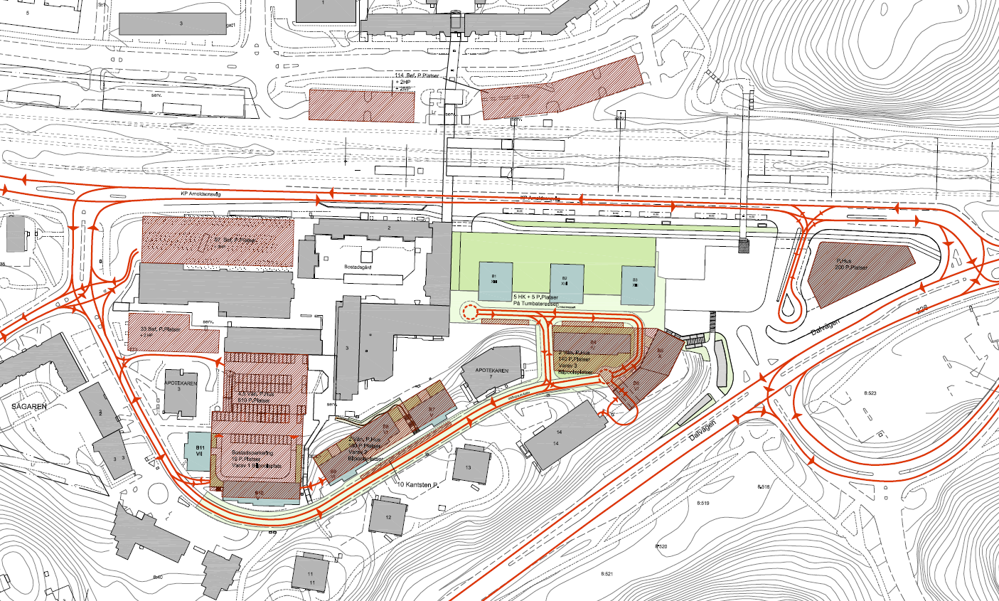 14 3.3 Bil Det framtida behovet av cykelparkering bedöms vara stort, både från besökande och verksamma i centrumanläggningen och från kollektivtrafikresenärer som framförallt stiger om till pendeltåg.