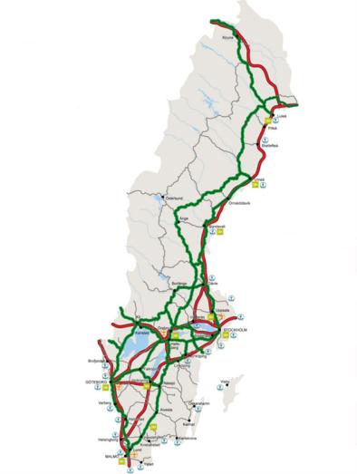 Eldrift Central ledning 1 Regional/lokal ledning 1 Ledningen är lokaliserad centralt men verkar på både nationell och regional nivå 8 Möjlig framtida indelning i trafikledningsområden per funktion