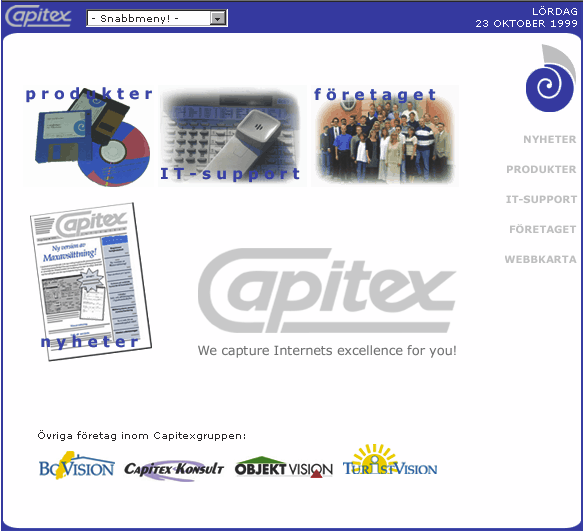 Välkommen till nya www.capitex.se! Sedan några veckor ligger Capitex nya sajt ute på Internet för att serva dig med information.