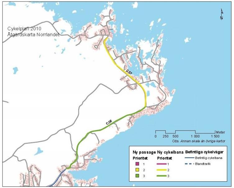 Gång- och cykelväg Gävle kommun och Trafikverket har som ambition att förlänga den befintliga gång- och cykelvägen på Norrlandet så att den går ut till Harkskär.