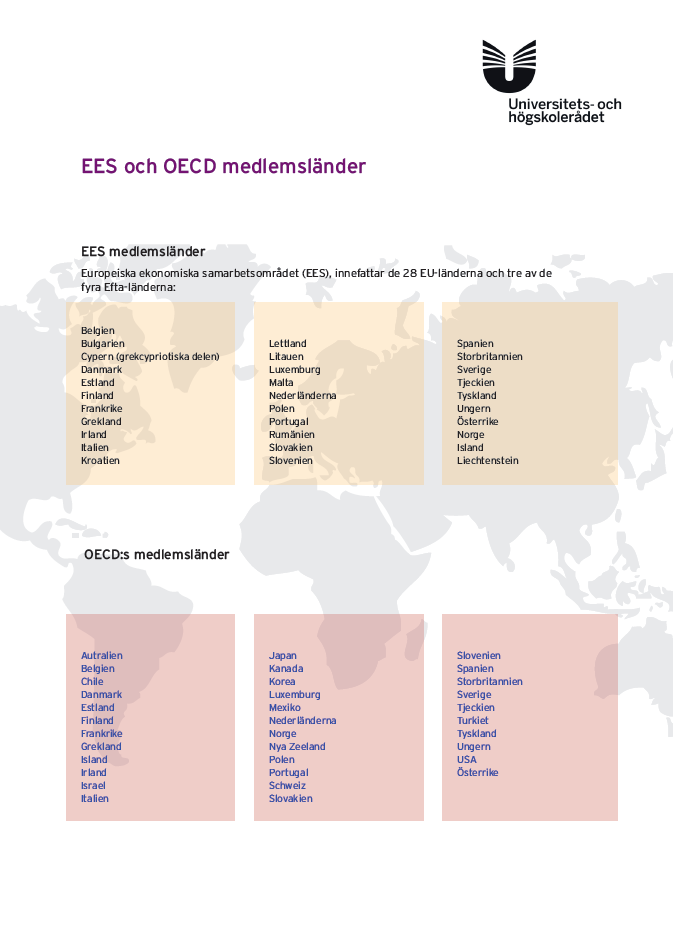 Bilaga 4 EES och OECD:s