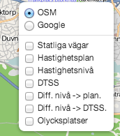 Statliga vägar visar det statliga vägnätet i Huddinge kommun. Hastighetsplan visa den framtagna hastighetsplanen för Huddinge kommun.