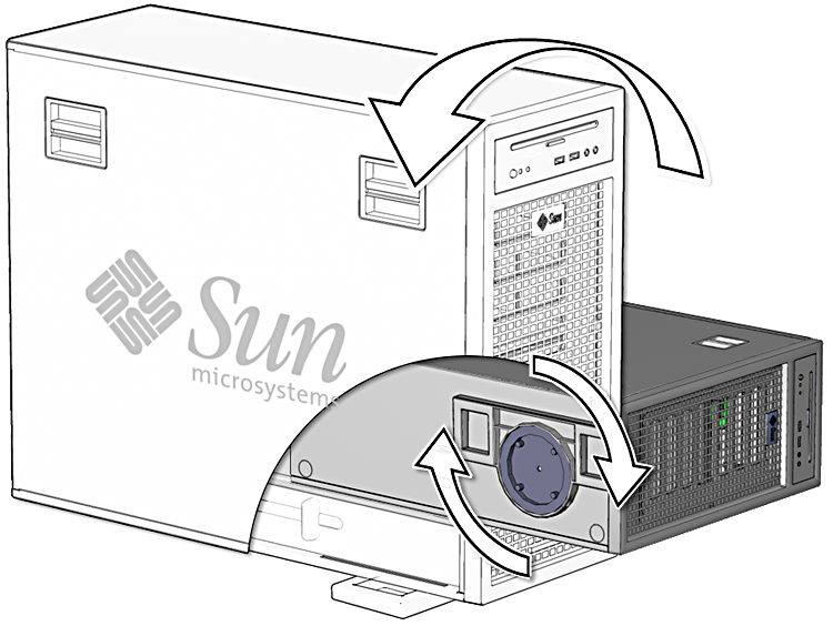 Installera maskinvarutillval Om du installerar valfria interna komponenter, som minne (DIMM), PCI-kort, grafikacceleratorer eller hårddiskar kan du läsa i Sun Ultra 45 and Ultra 25 Workstations