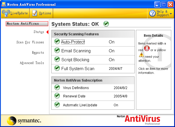 21 Norton AntiVirus Norton Antivirus är ett antivirusprogram som letar upp och reparerar infekterade filer och säkrar din dator och data på den mot virusangrepp.