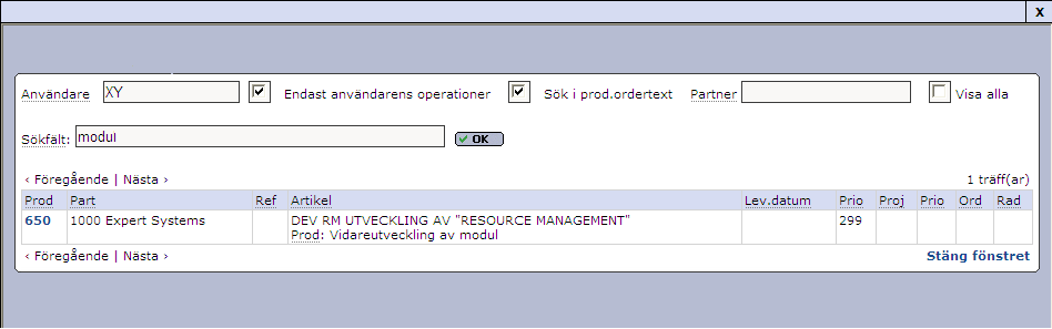 Exder RM Exder RM är modulen för tid- och resursplanering i Exder.