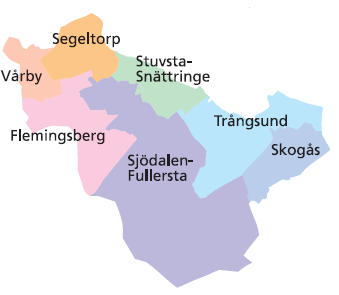 3. Konsekvenser för bebyggelse i Huddinge kommun Huddinge kommun är den näst största kommunen i Stockholms län med ungefär 100 000 invånare.