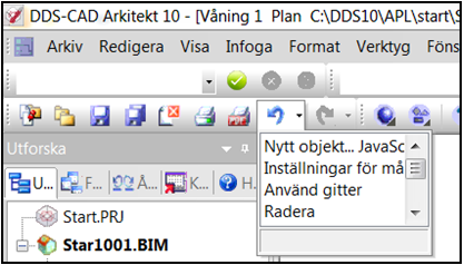 Det ena används för att rita heldragen eller streckad linje samt att parallella linjer kan läggas till och har namnet Polylinje - utökad. Det andra är märkt Polylinje - radera genom att rita över.