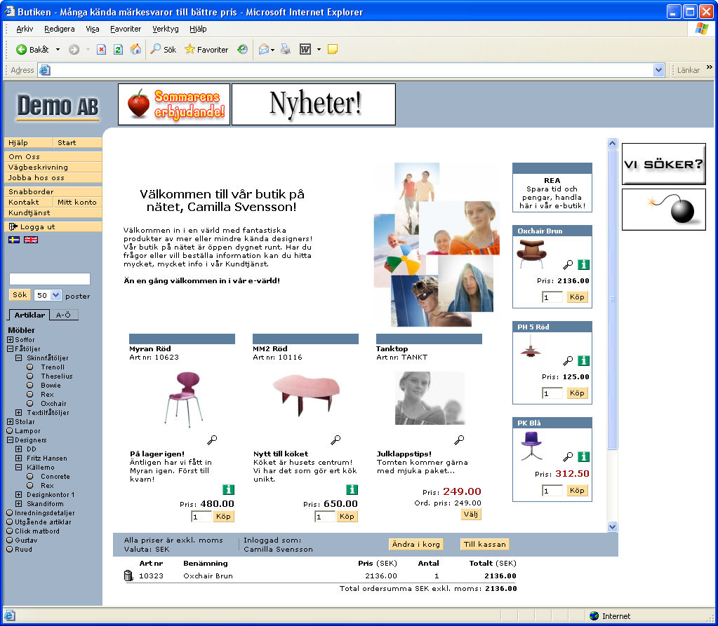 3. Förberedelser e-line 4. Inställningar för Pyramid e-handel 4.1.