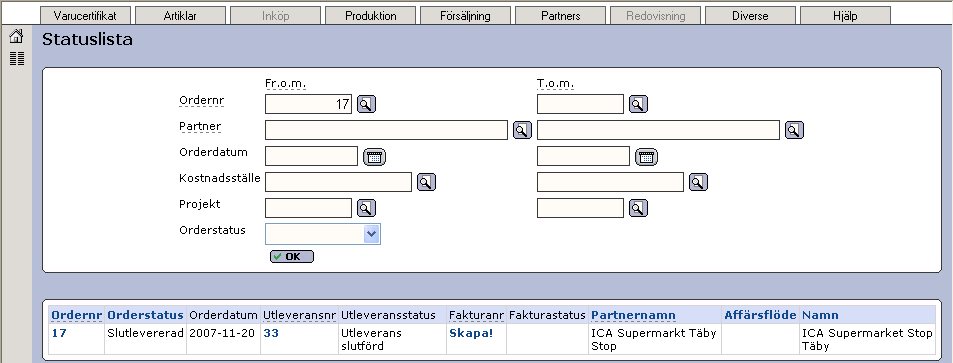 Senast uppdaterat: 09-10-05 Exder Market sida 50 av 60 Faktura I den här modulen skapar ni och skickar era fakturor.