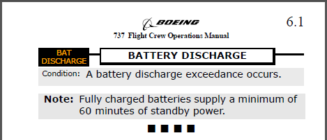 10 Battery discharge beskrivs enligt följande: Illuminated (amber) with BAT switch ON, excessive battery discharge detected. Fig. 4.