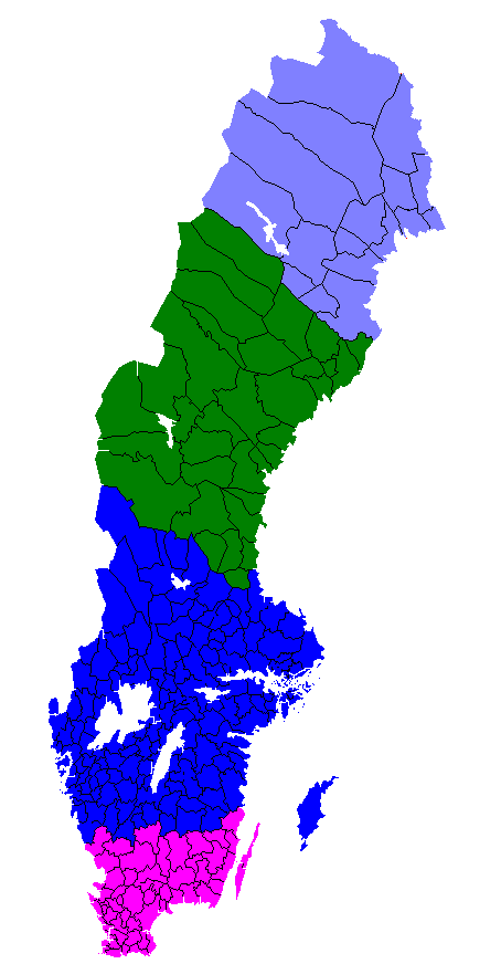 Energimyndigheten och SCB 60 EN 11 SM 1303 Elområden Bidding areas SE1 SE2 SE3 SE4 Vid redovisningen av antal uttagspunkter, elproduktion och elförbrukning i