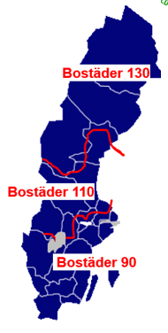 Betyget för HELA huset bestäms med en speciell metod Indikator 1 Energianvändning Energikrav i BBR BRONS SILVER GULD Som BBR 75% av BBR