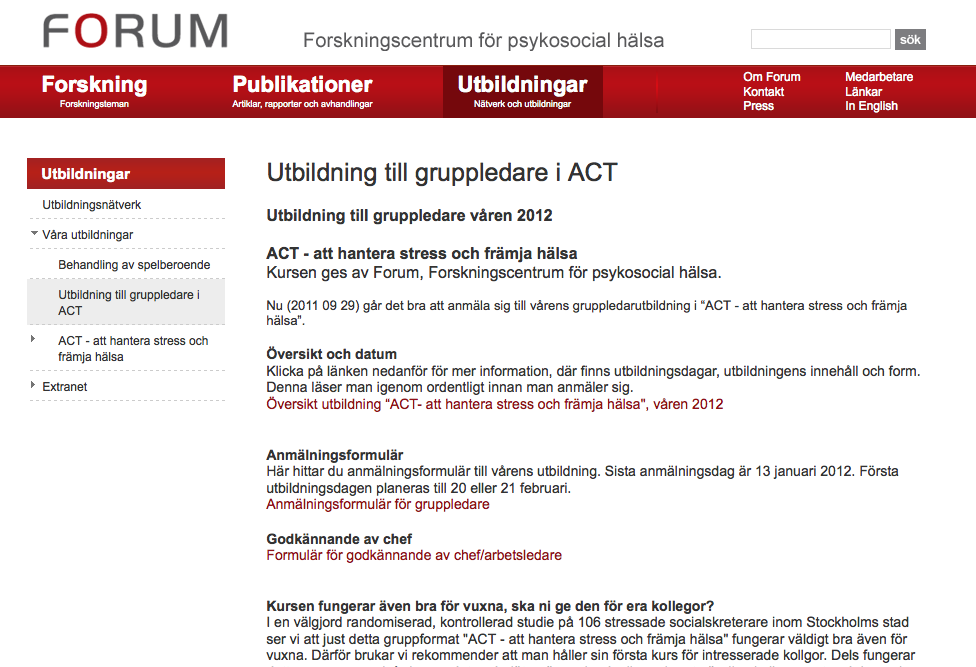 och Kultur (självhj lvhjälp) lp) Ett hett tips: Gör r den själv eller som en egen kurs med några n vänner. v Använd nd schemat du fått f för f r att planera.