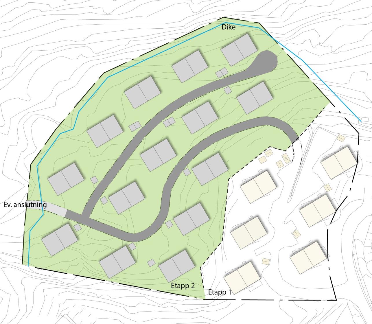 Illustration av planområdet, exempel på utformning SAMRÅD Postadress: Kiruna kommun, 981 85 Kiruna Organisationsnr: 21 20