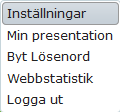 och väljer profil. På samma ställe som du väljer att redigera Min presentation, dvs.