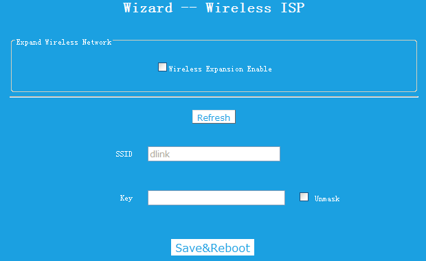 Tryck på Save&Reboot-knappen så sparar Wi-Fi Repeatern dina inställningar och startar om.