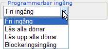 Bruksanvisning SV RX9016II Manuell kvittering av larm Om fältet Aktiv i sec.