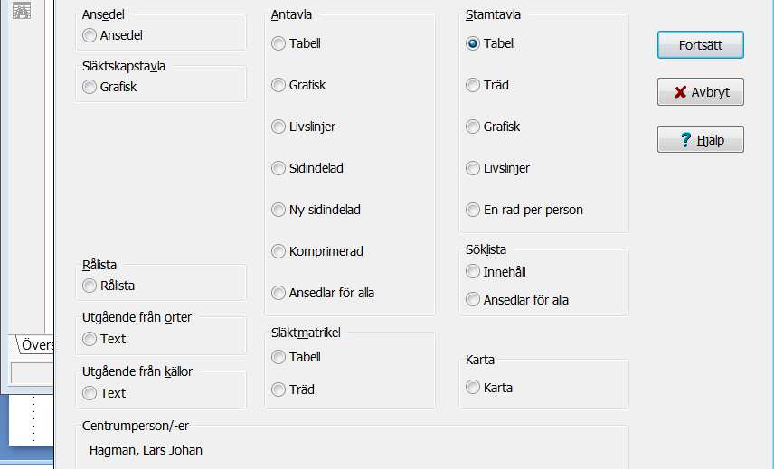 proband Familjeöversikt föreslår ansedel Stamtavla föreslår