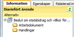 24(25) Vidarebefordra e-post för diarieföring Om du får ett meddelande till din inkorg som ska diarieföras i Platina kan du vidarebefordra detta. Öppna e-post-meddelandet. Välj att vidarebefordra.