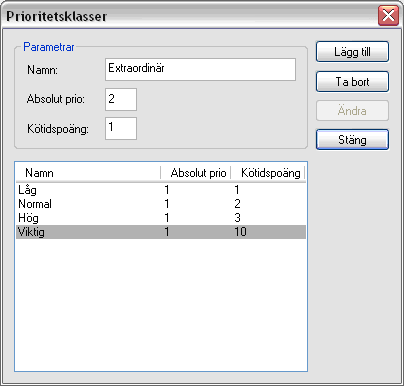 2. I det intilliggande fältet matar du in namnet på en parameter åtföljt av likhetstecken och ett värde. Vill du mata in flera parametrar åtskiljer du dessa med semikolon (;). 3.