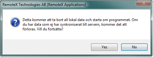 26 Lokal data Om du öppnat en entitet, t ex ett ärende, en kontakt eller en kund, kommer en lokal kopia av denna även att sparas (på din klientdators hårddisk).