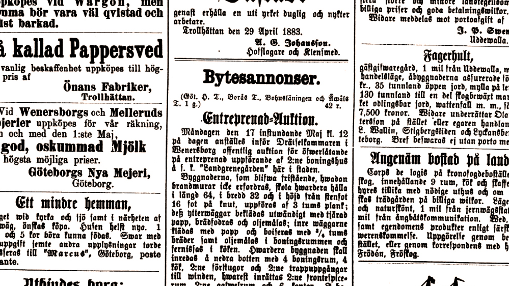 Det berättas att Andersons kamrater fingo, höljda i trasor ligga på bara marken på Kronogatan med trasiga kappor över sig, ty för dessa arma fosterlandsförsvarare hade man icke anordnat några