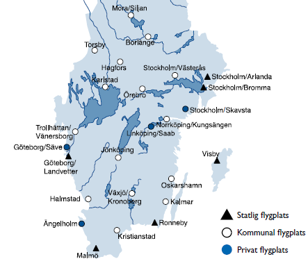 TRAFIKPROGNOS FÖR SVENSKA FLYGPLATSER