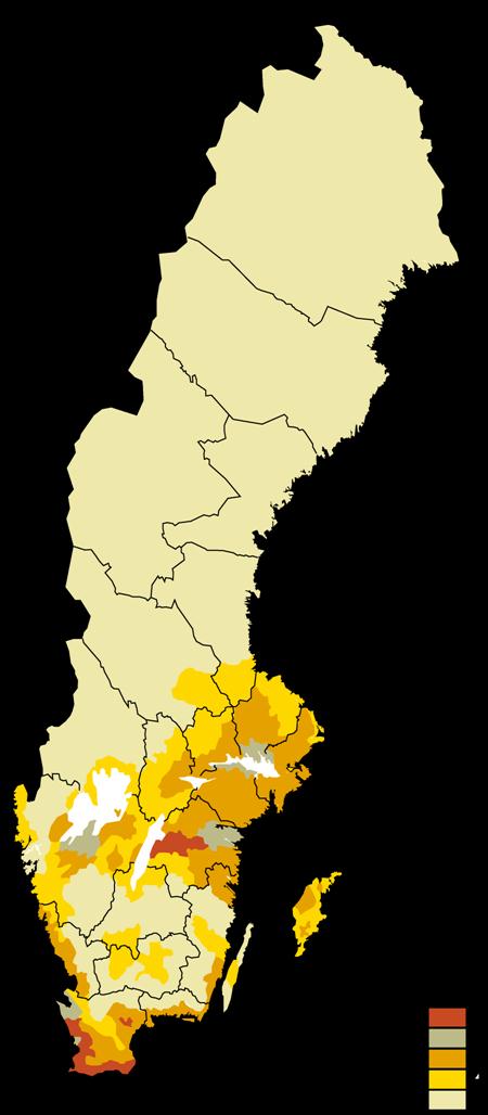 REAL PRISUTVECKLING ÅKER Prisutveckling 2006-2011 1 & 2 3 Riket 4 5 5 2012 Region 1 och 2: 206 760 kr/ha - 1 % Skåne, V:a Götaland, Östergötl, Södermanl, Västmanl, Stockholm och Uppsala.
